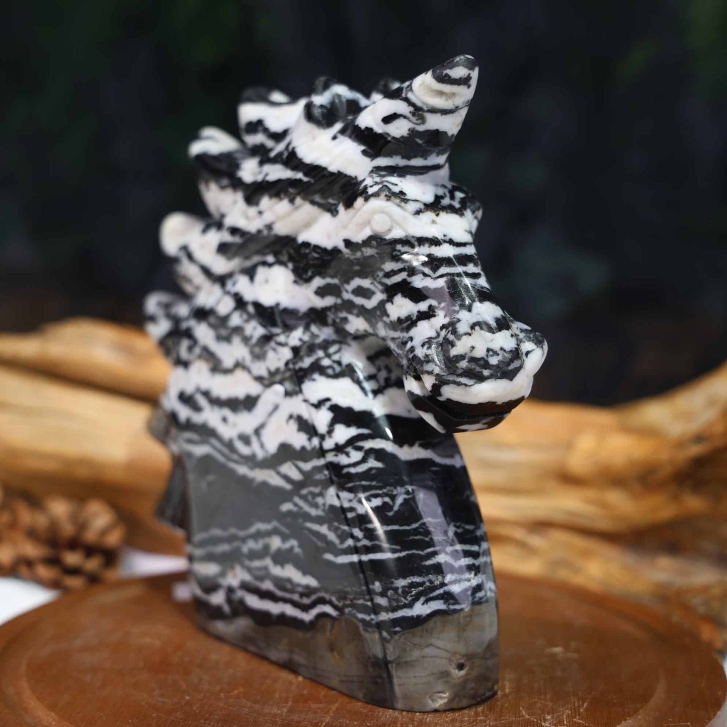 Zebra Jasper Unicorn #69