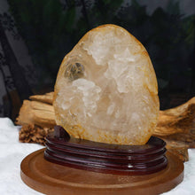 Clear Quartz Landscape Carving