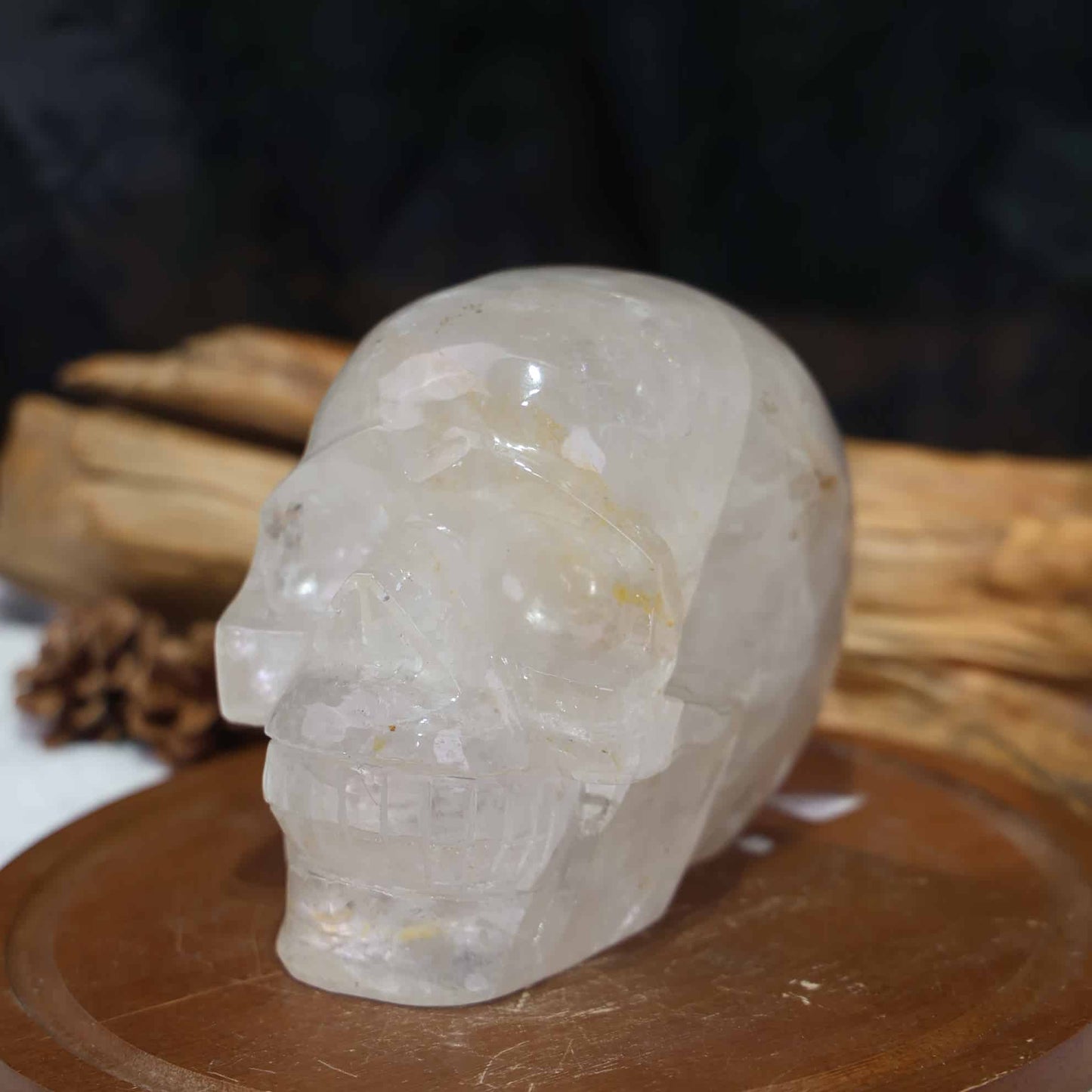 Clear Quartz Skull #78