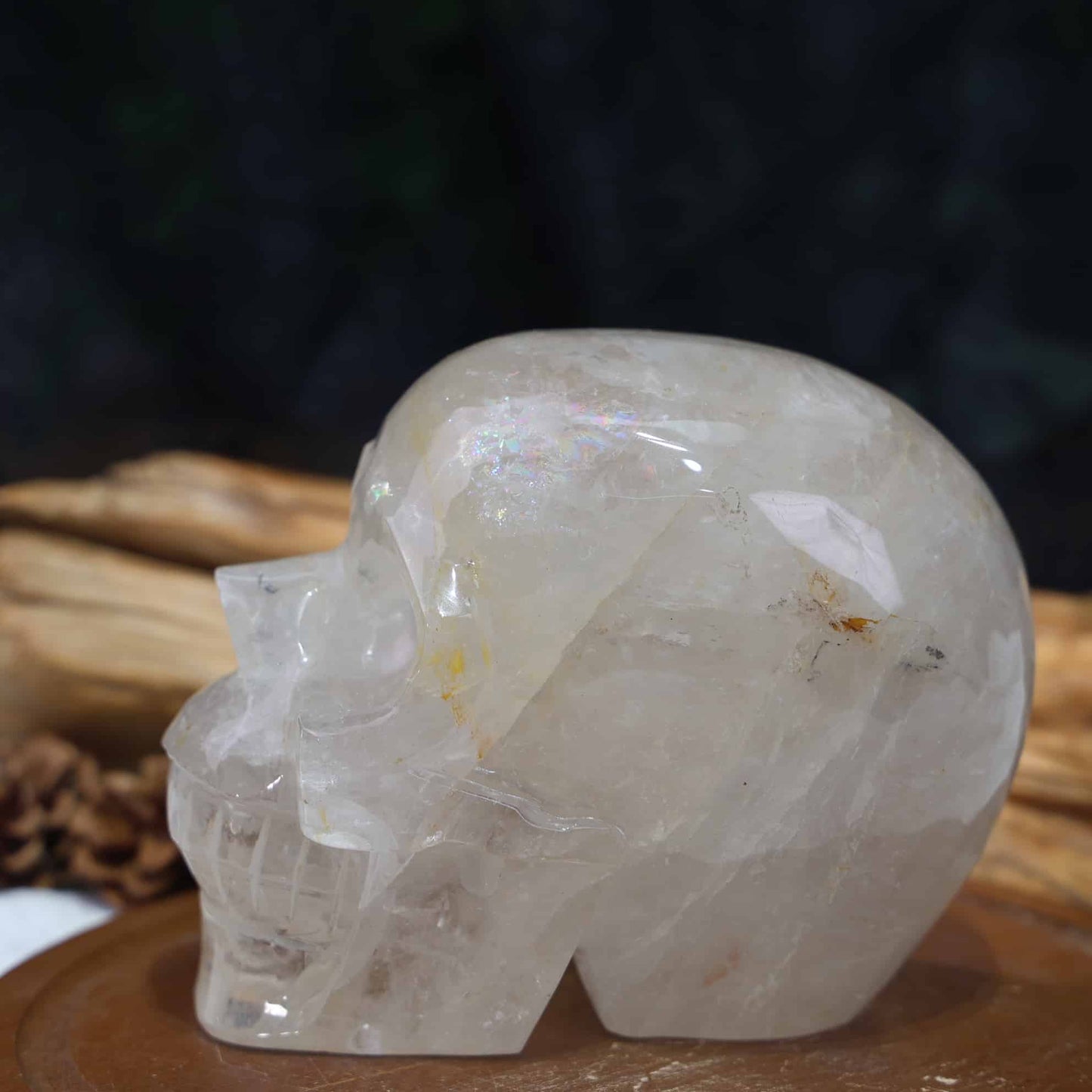 Clear Quartz Skull