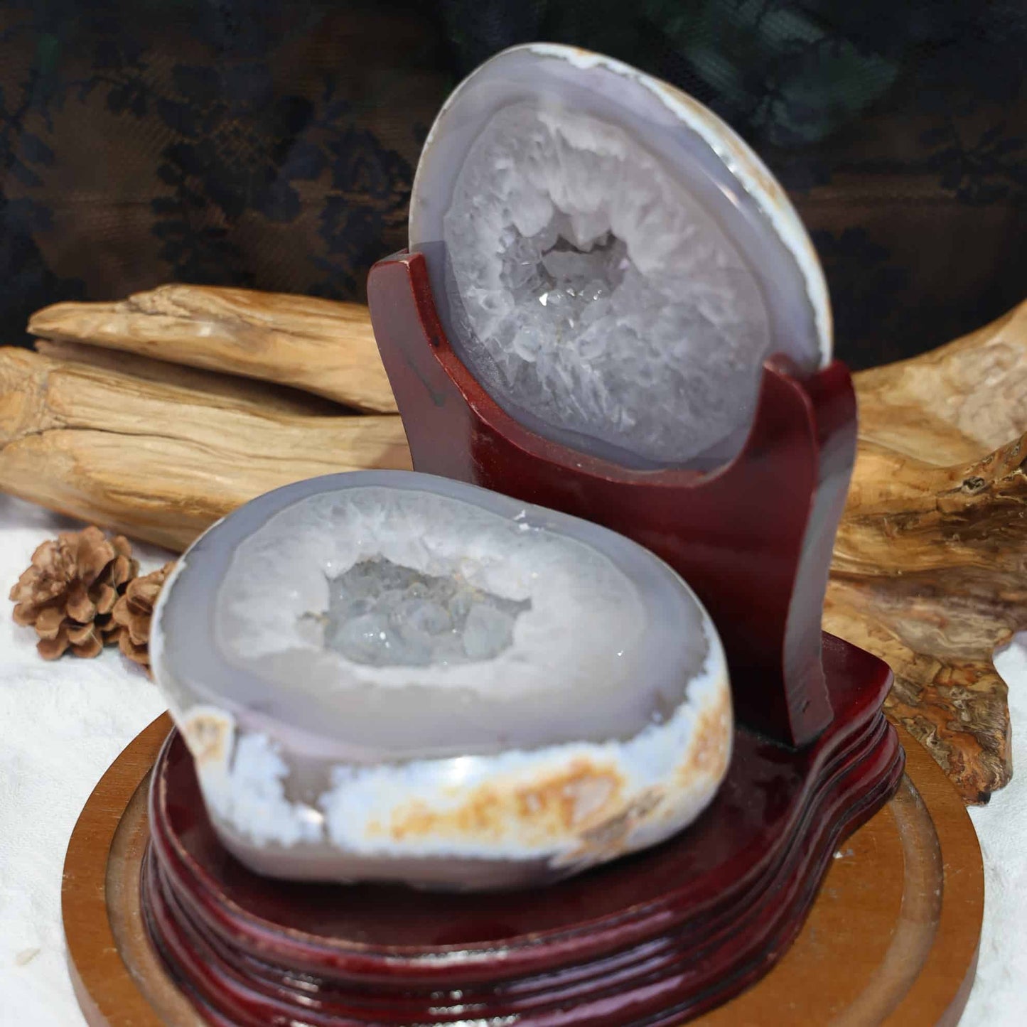Druzy Agate Treasure Bowl #28