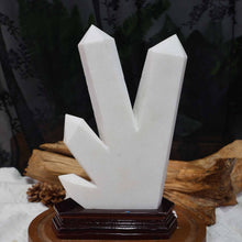 White Marble Four-point Tower