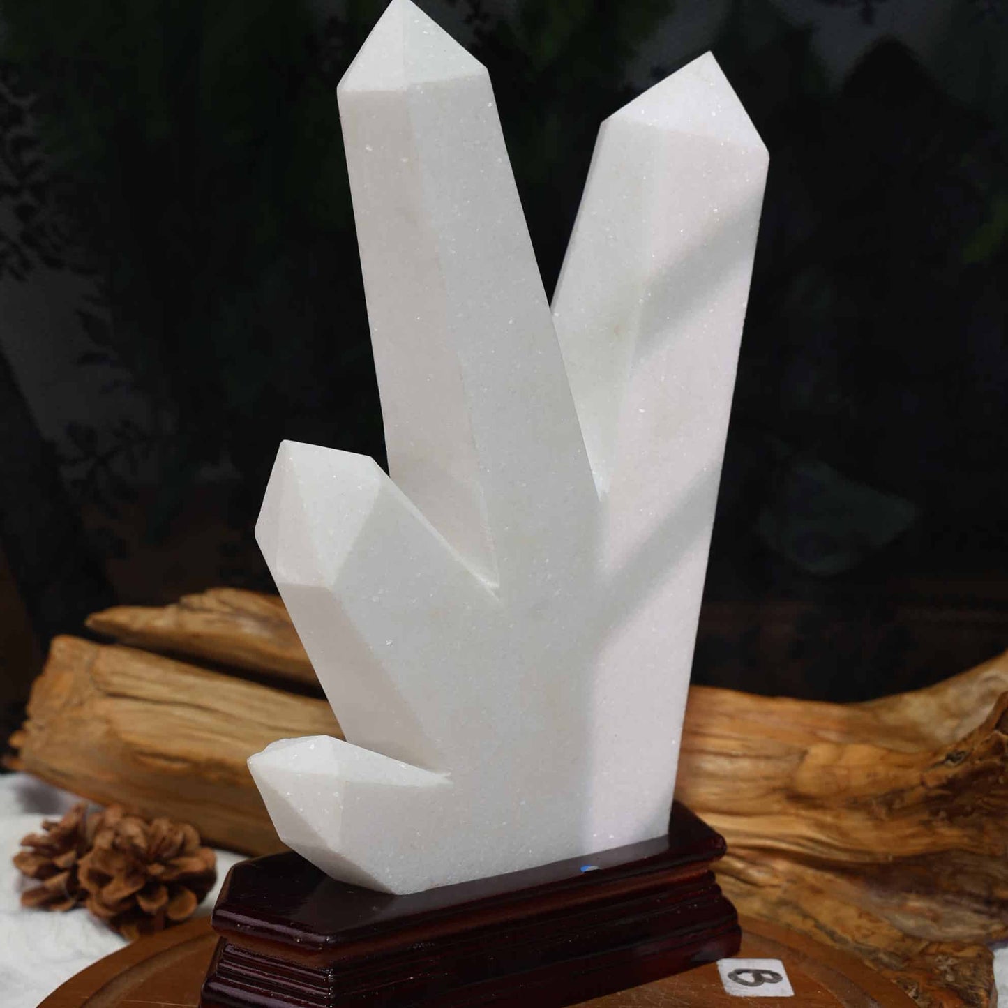 White Marble Four-point Tower