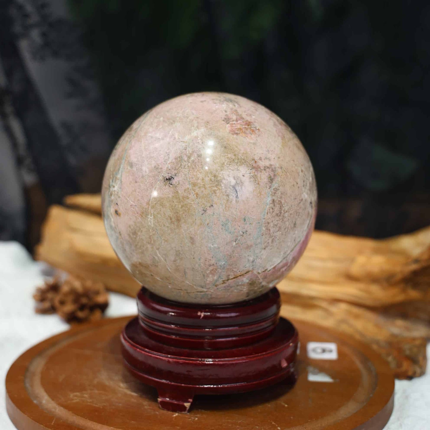 Rhodonite Sphere