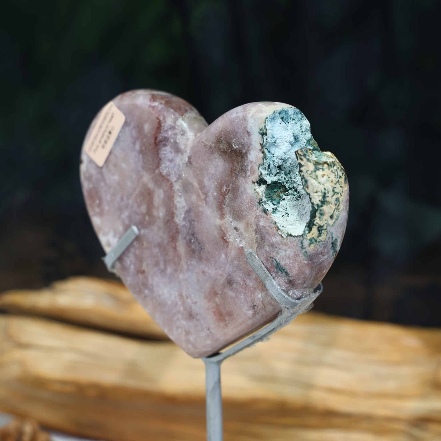 Pink Amethyst Heart #79