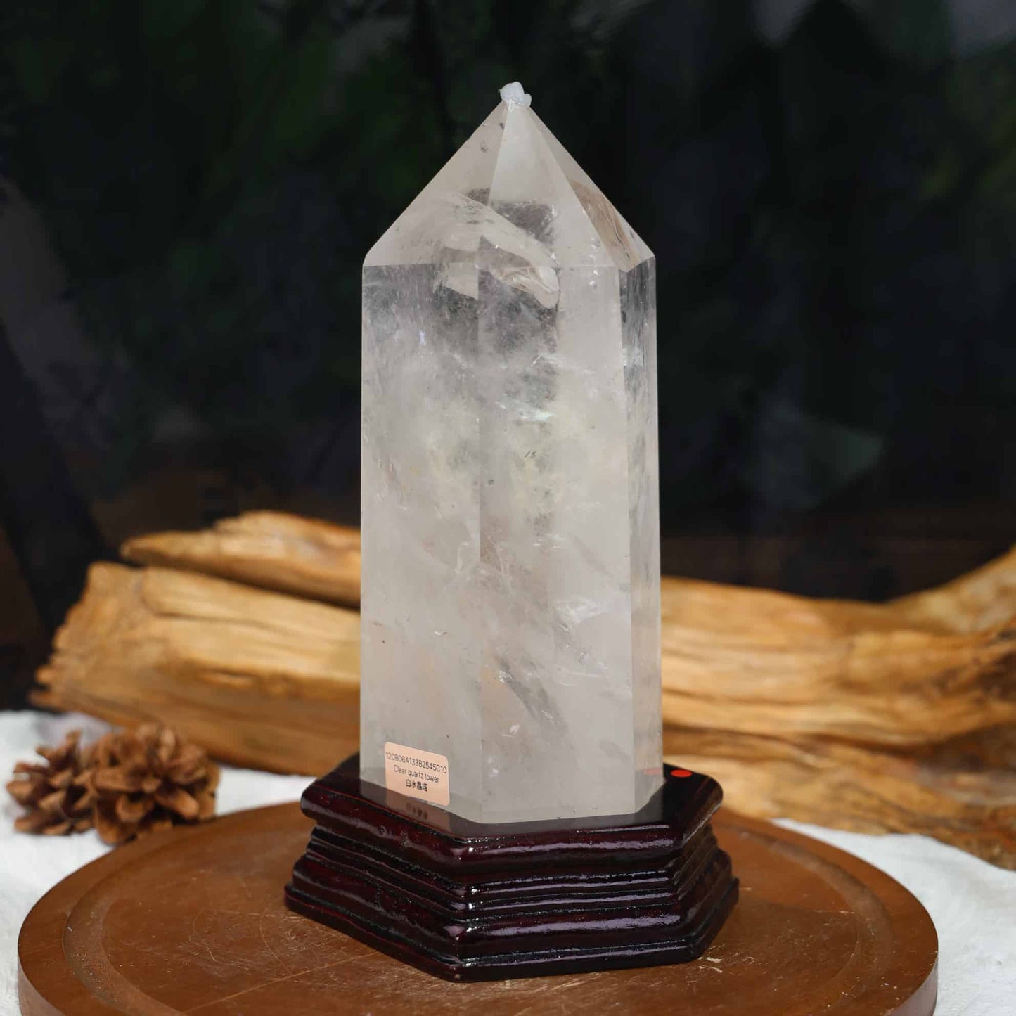 Clear Quartz Tower