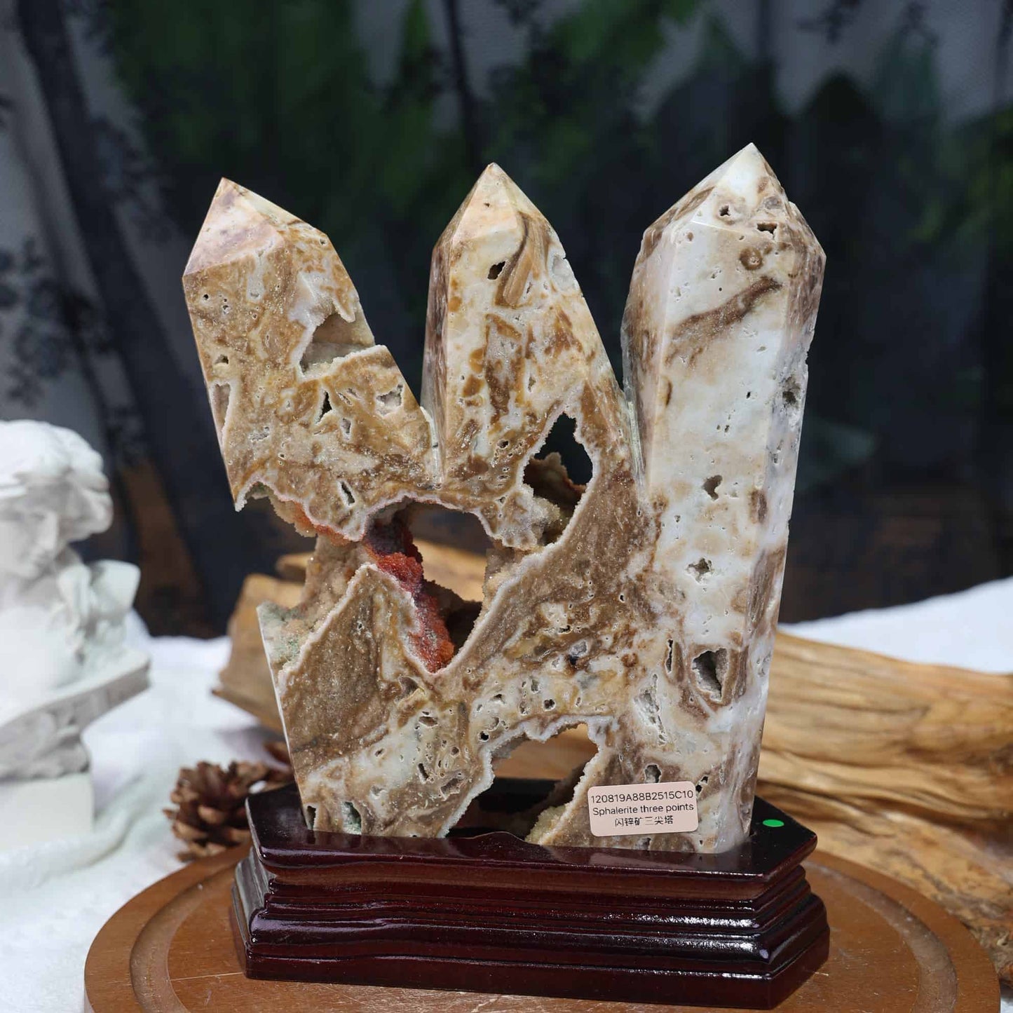 Sphalerite Three-point Tower #28