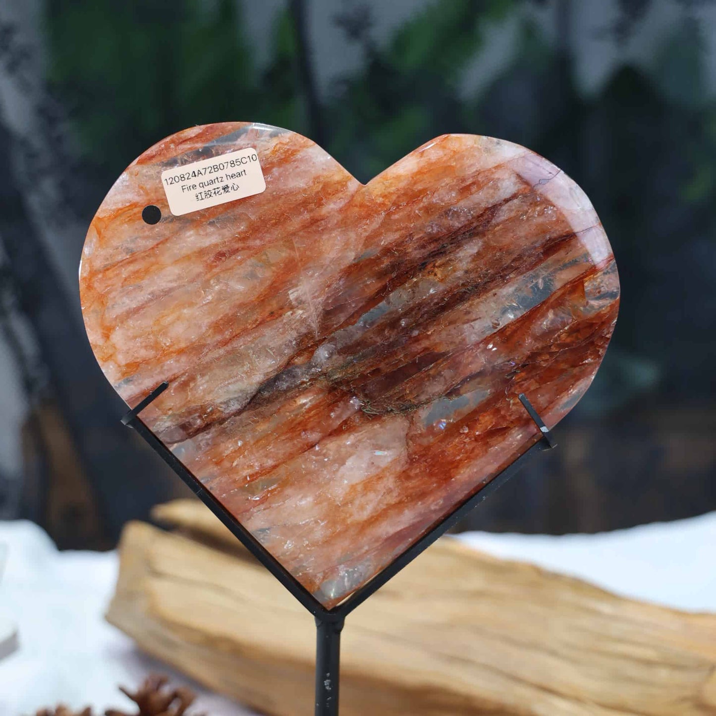 Fire Quartz Heart #2