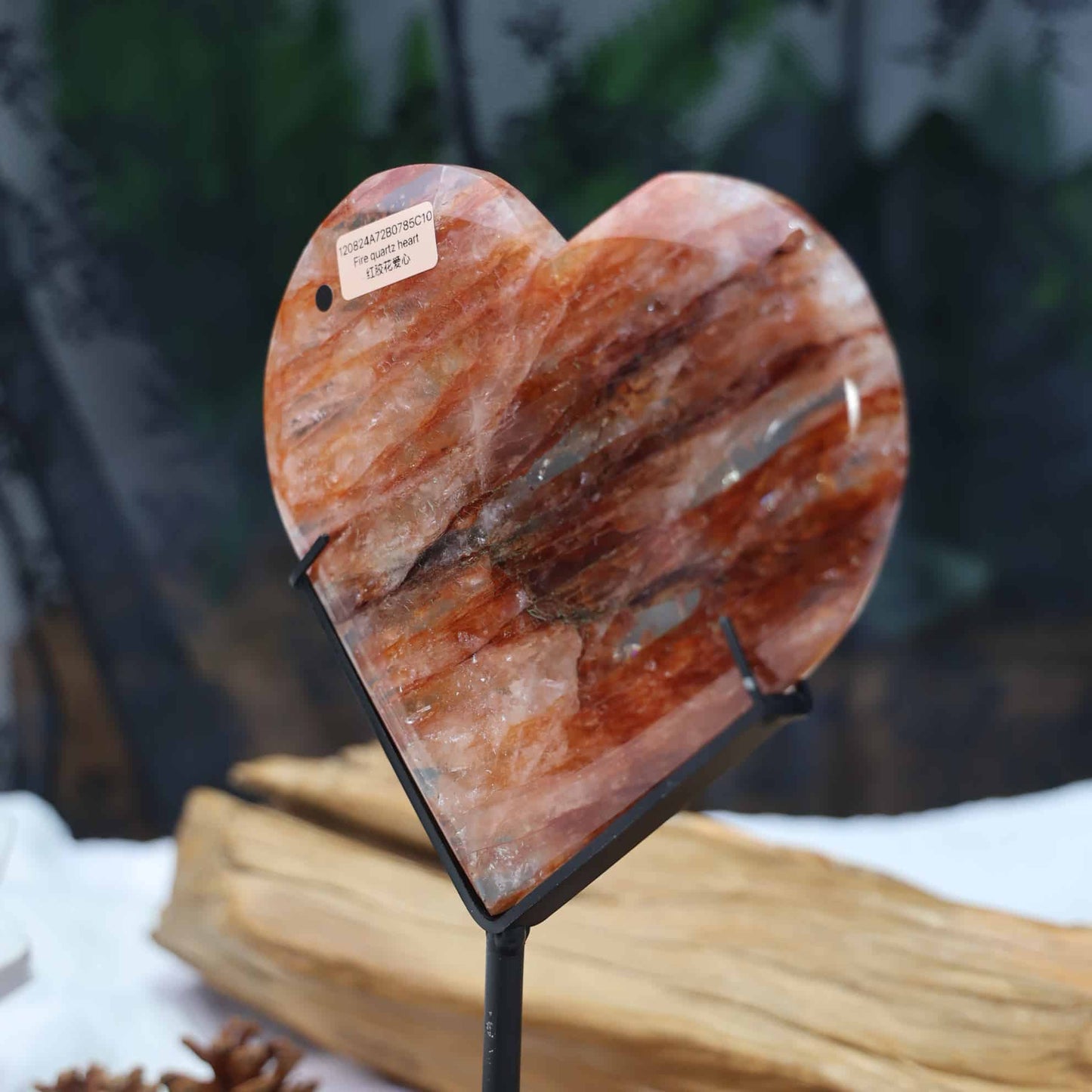Fire Quartz Heart #2
