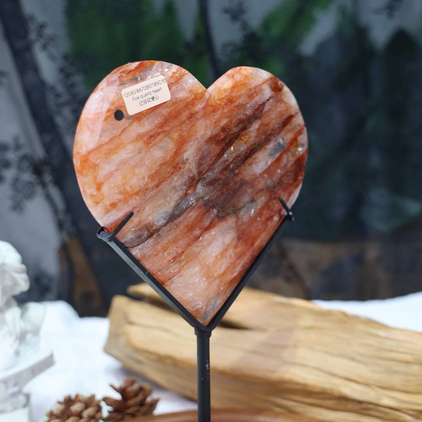 Fire Quartz Heart #2