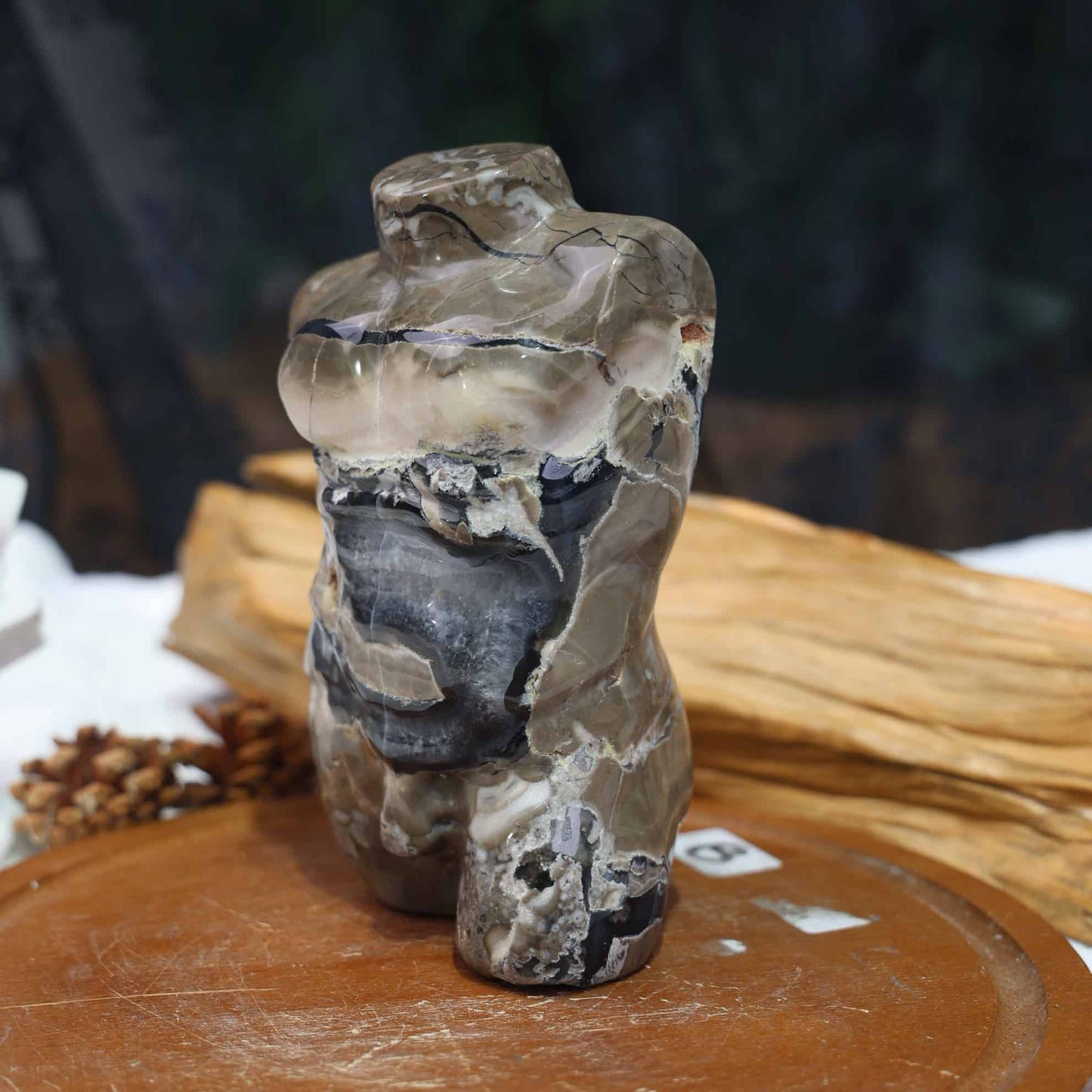 Volcano Agate Male Model #57