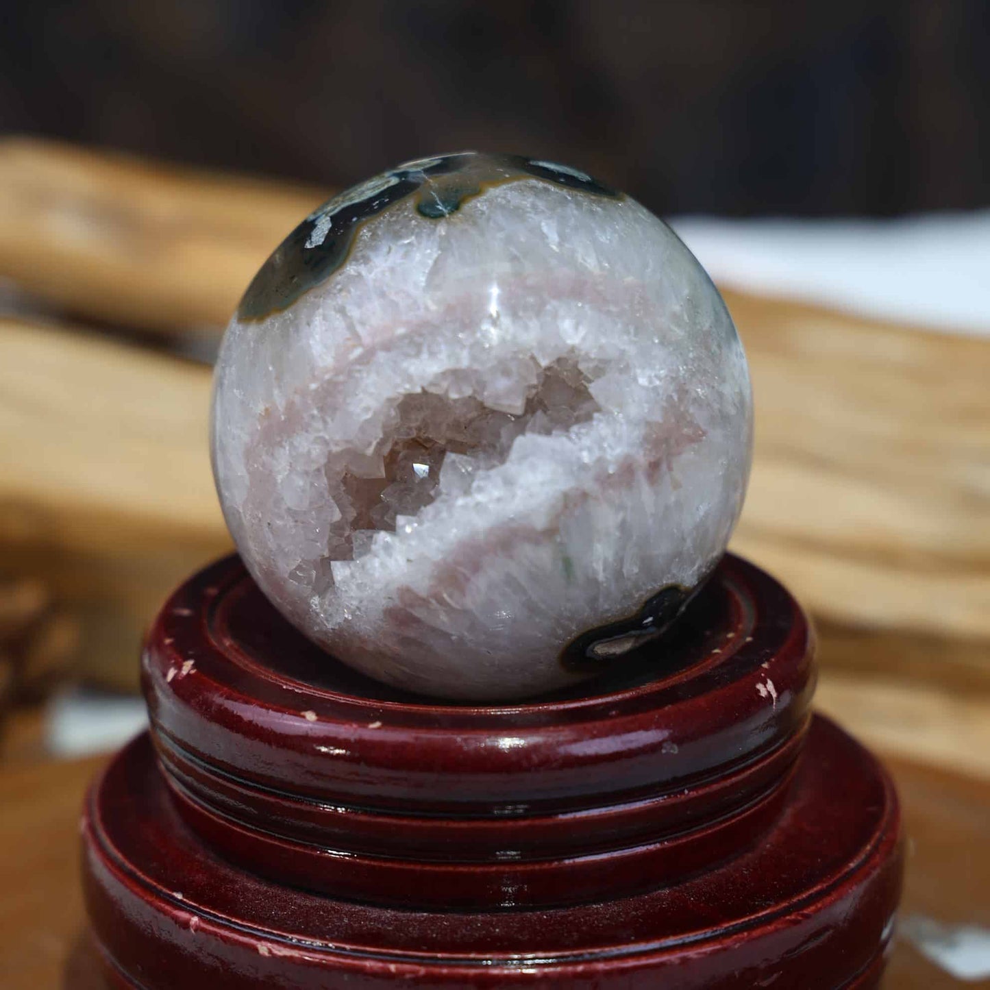 Druzy Agate Sphere
