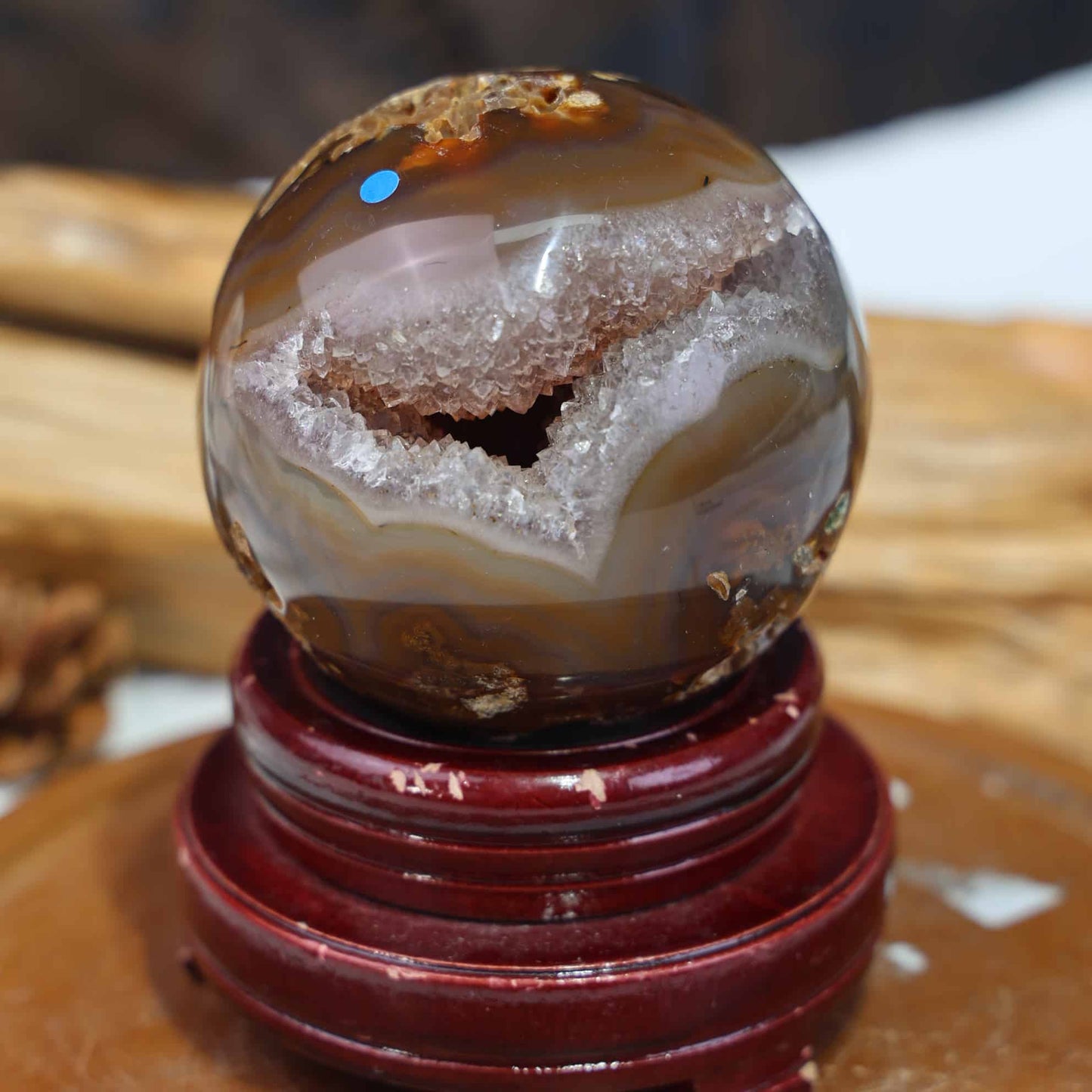Druzy Agate Sphere