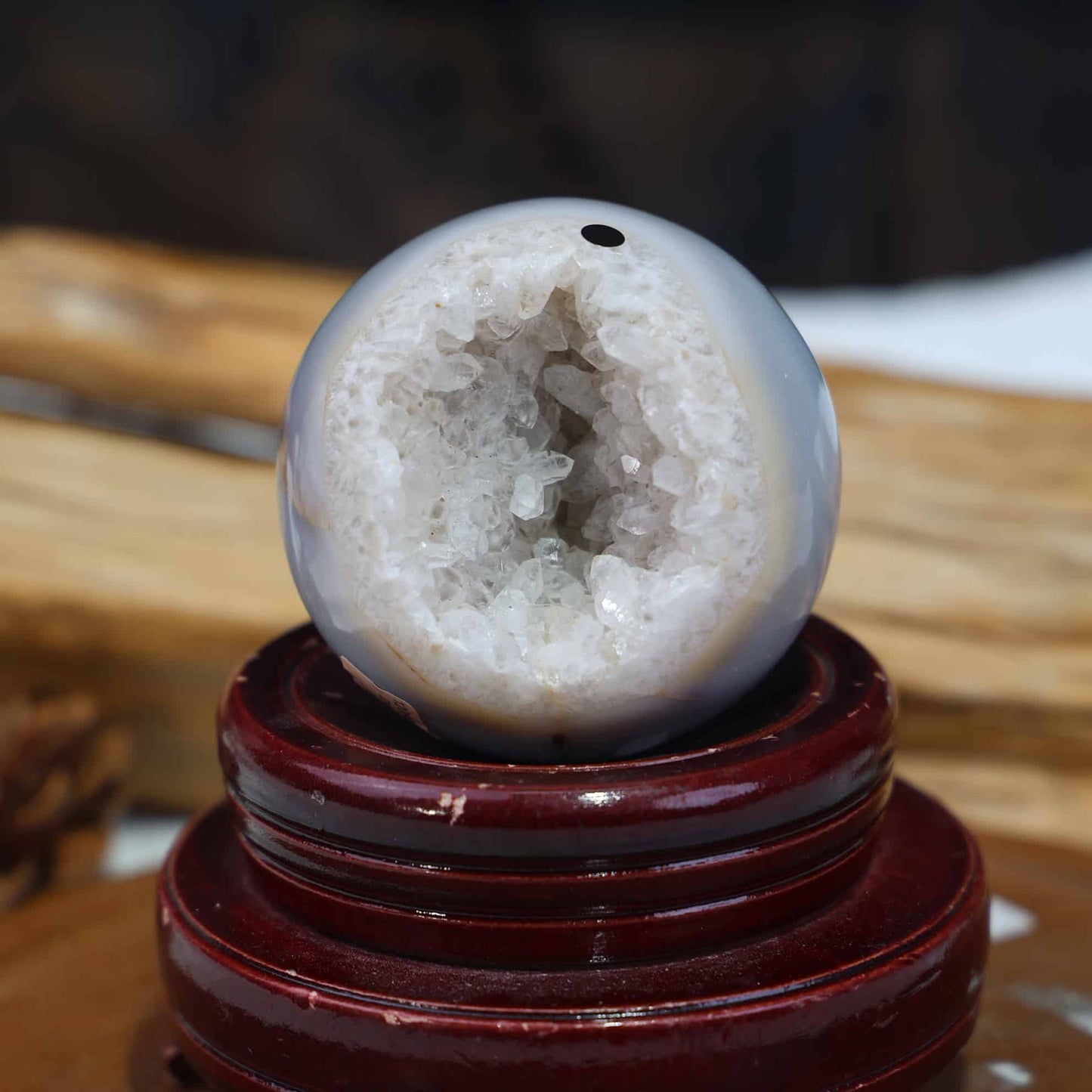 Druzy Agate Sphere