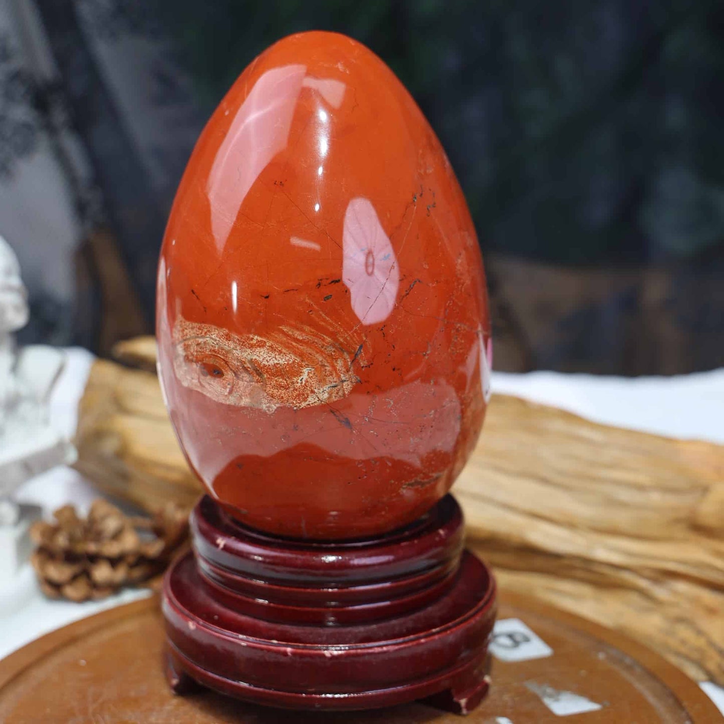 Red Jasper Egg