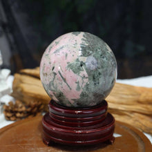 Rhodonite Sphere