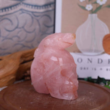 Rose Quartz Skull
