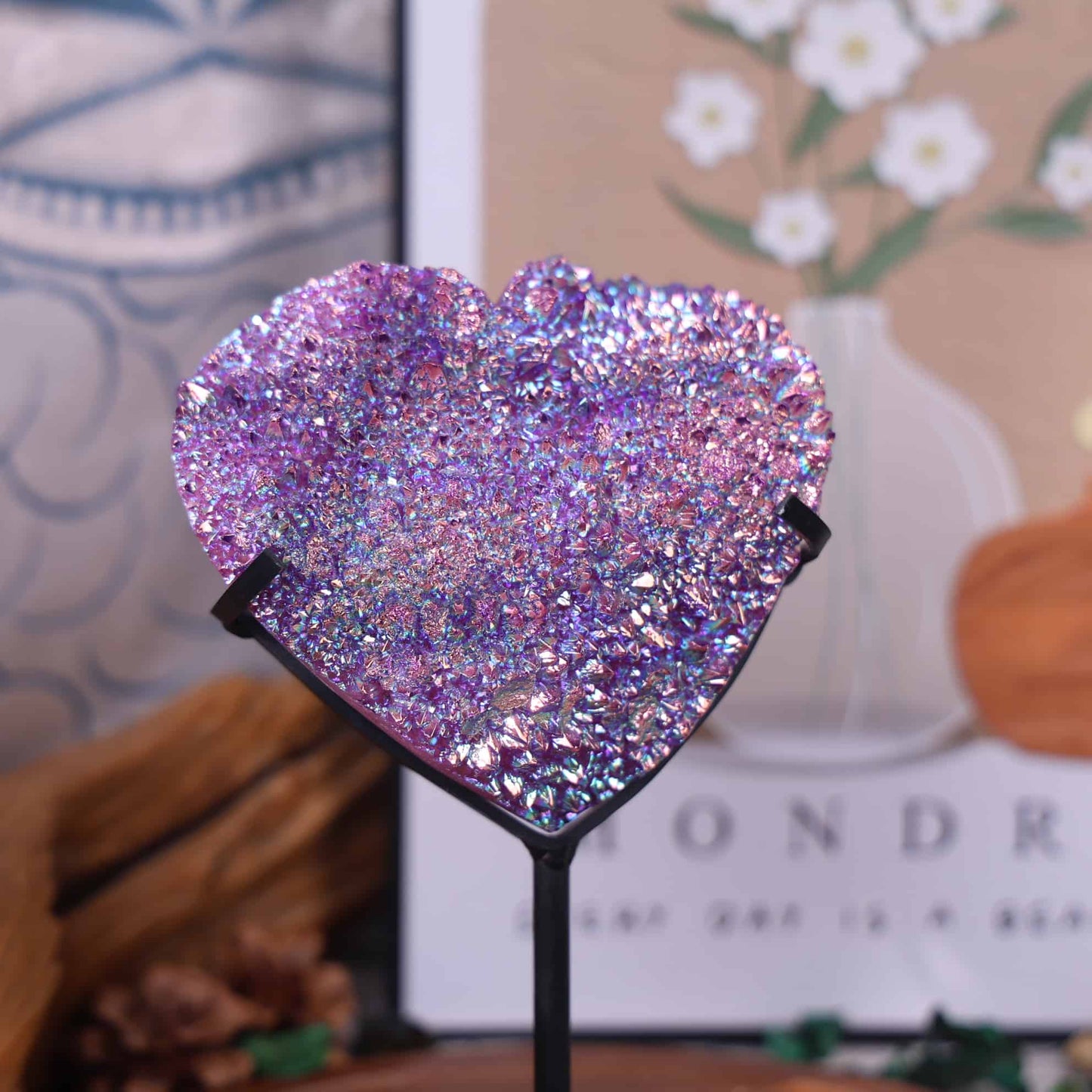 Aura Quartz Heart