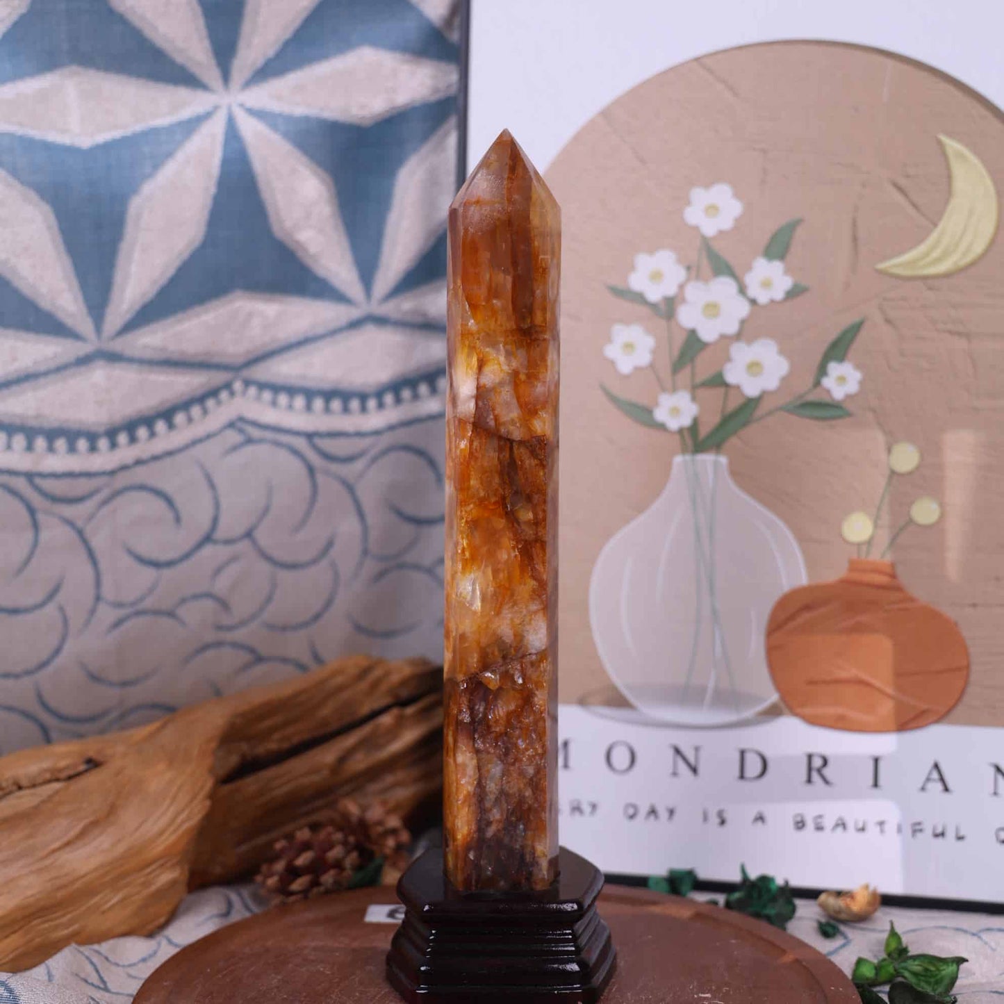 Golden Healer And Fire Quartz Tower