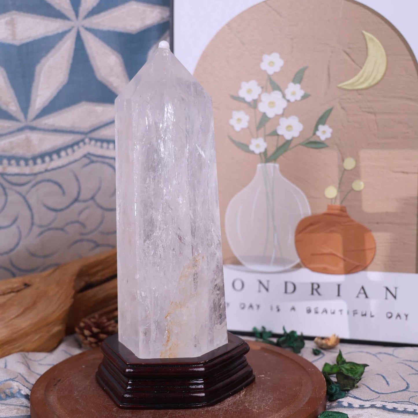 Clear Quartz Tower #10