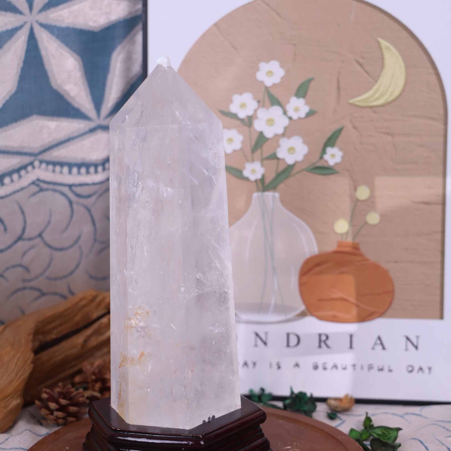 Clear Quartz Tower #10