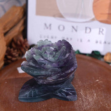 Rainbow Fluorite Flower