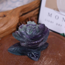 Rainbow Fluorite Flower