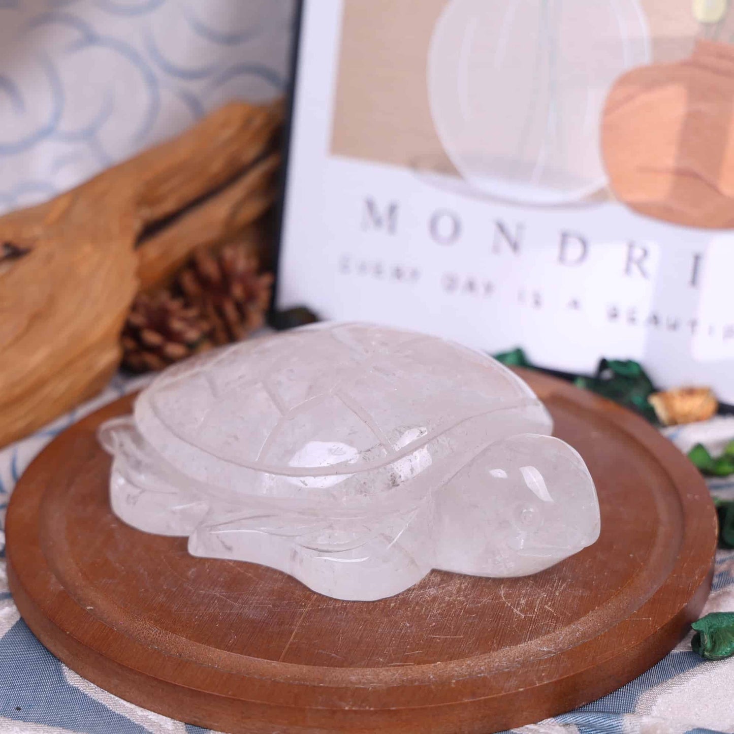 Clear Quartz Turtle #32