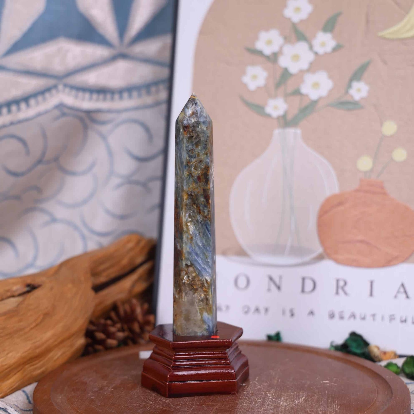 Blue Kyanite Tower