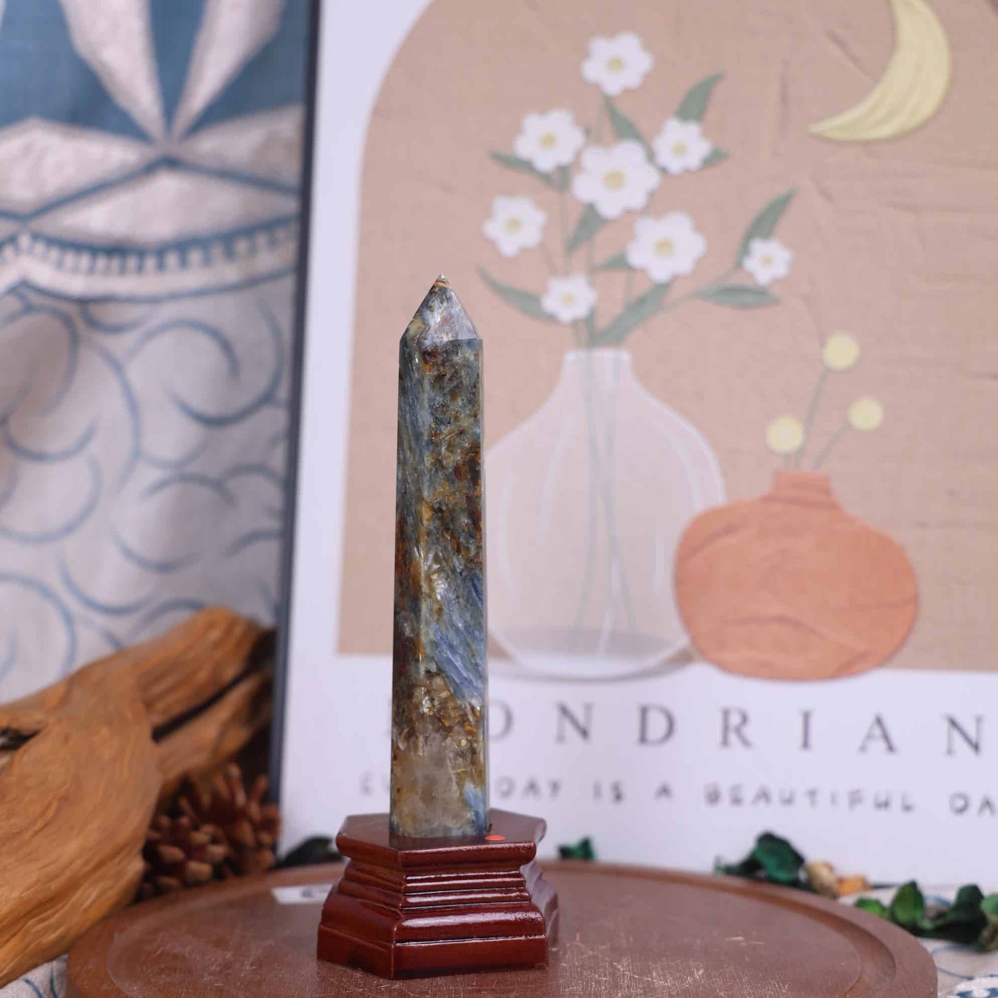 Blue Kyanite Tower