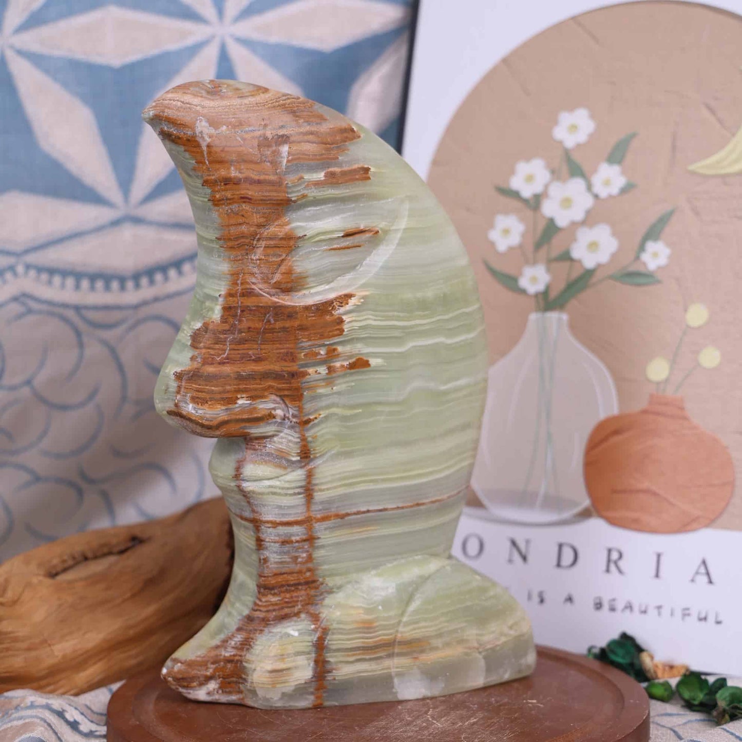 Afghan Jade Moon Face