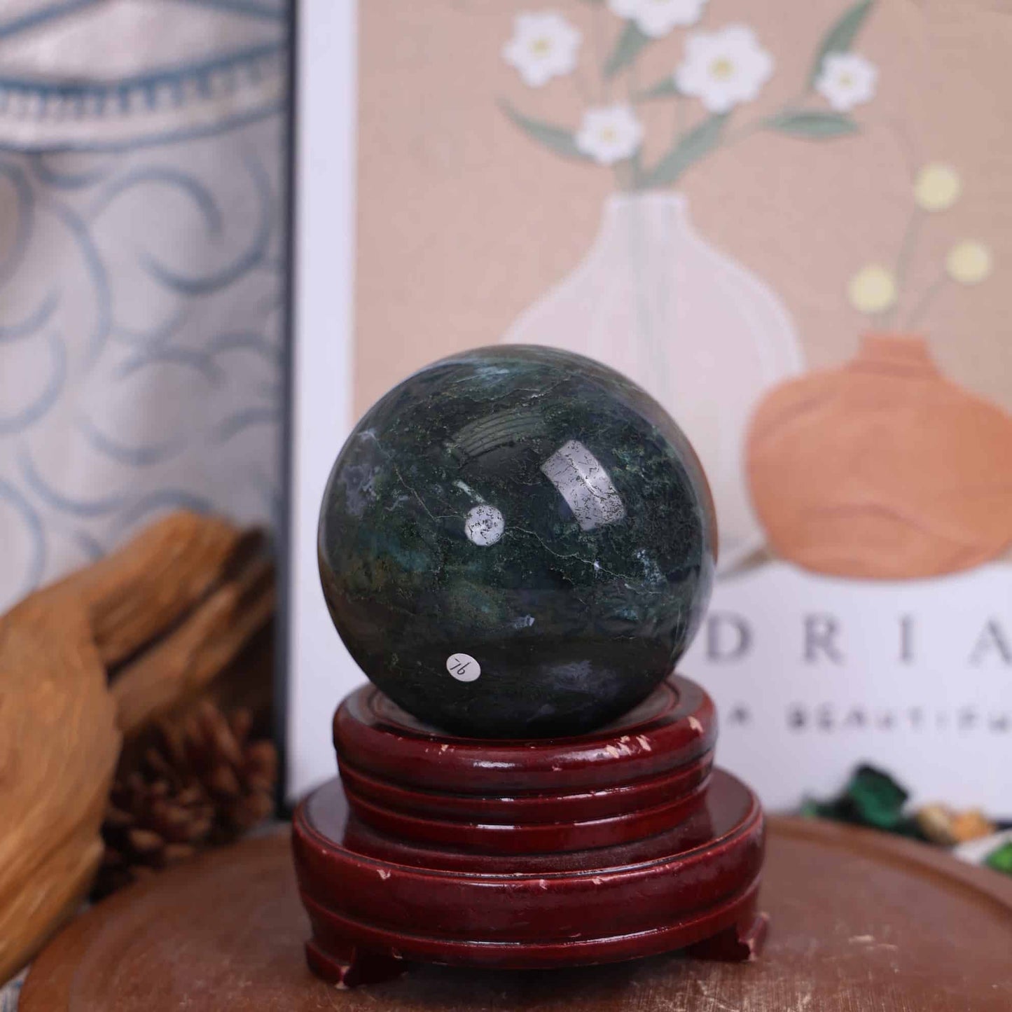 Moss Agate Sphere