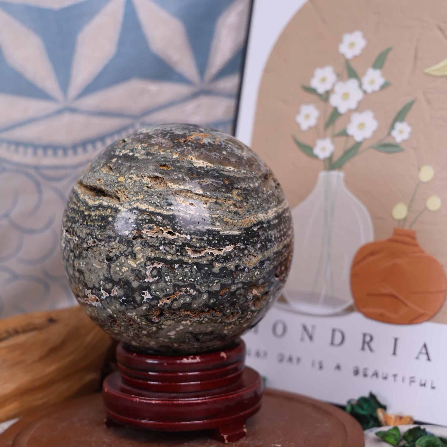 Ocean Jasper Sphere
