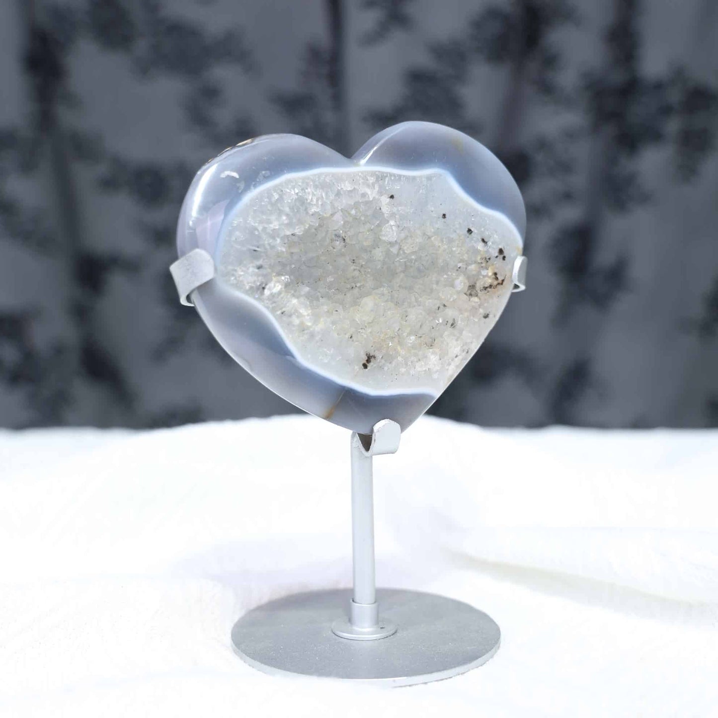 Druzy Agate Heart #87