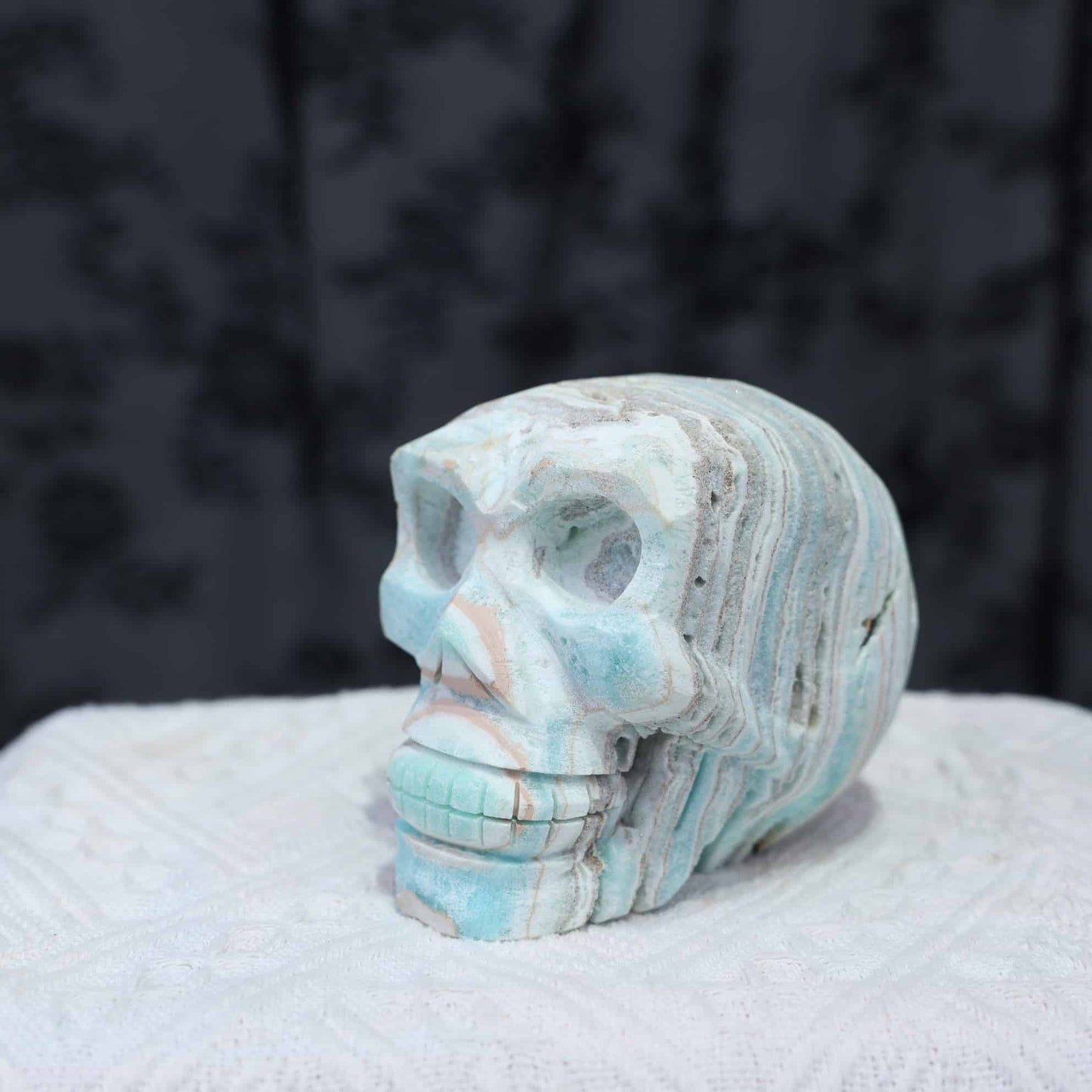 Hemimorphite Skull #76