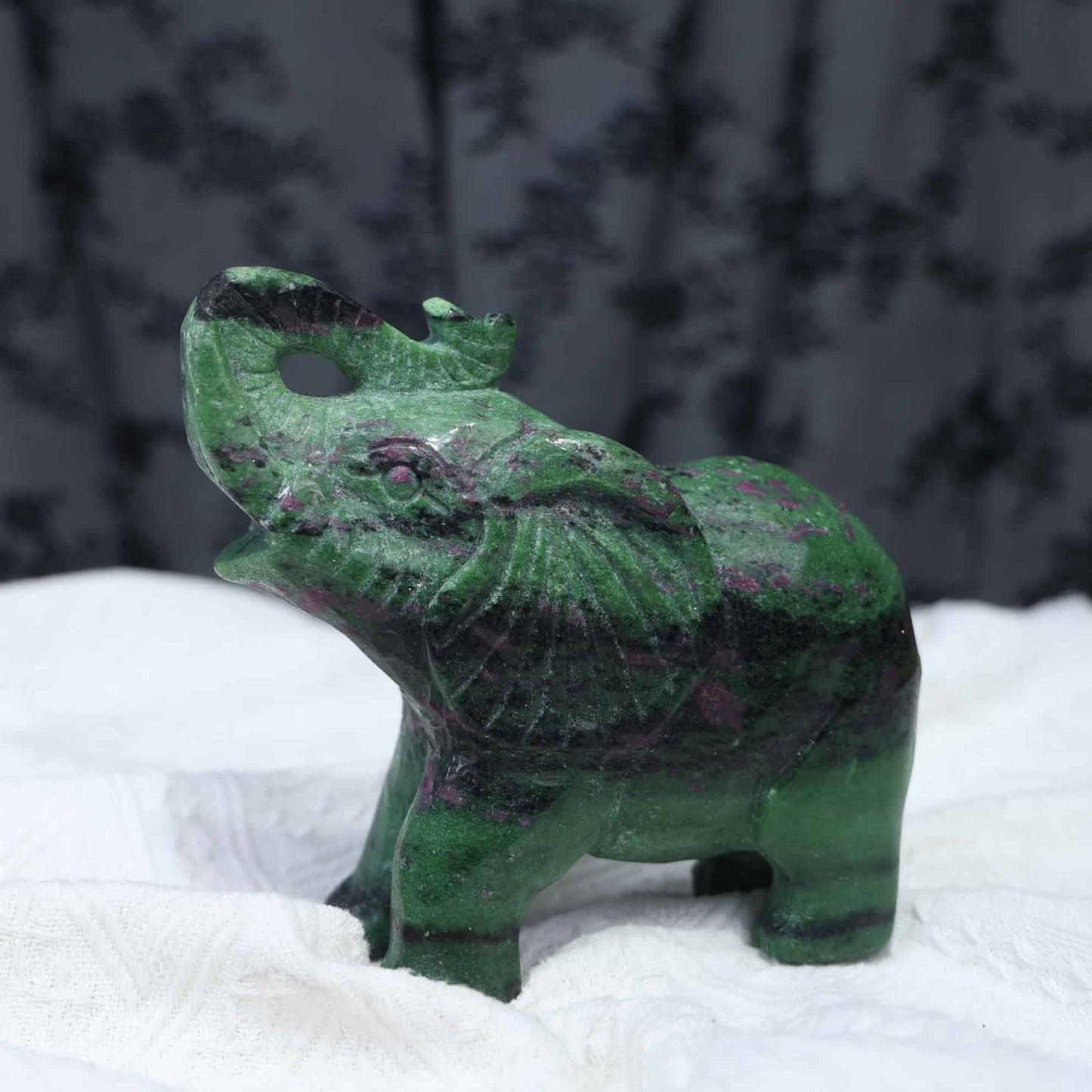 Ruby Zoisite Elephant