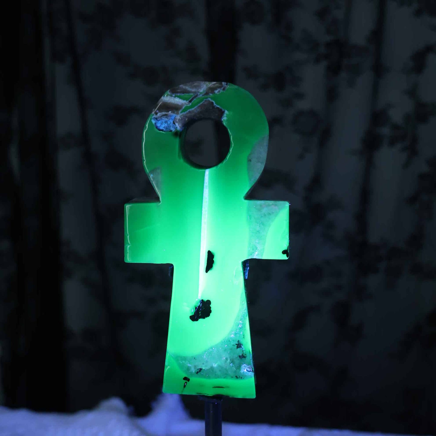 Volcano Agate Ankh #6