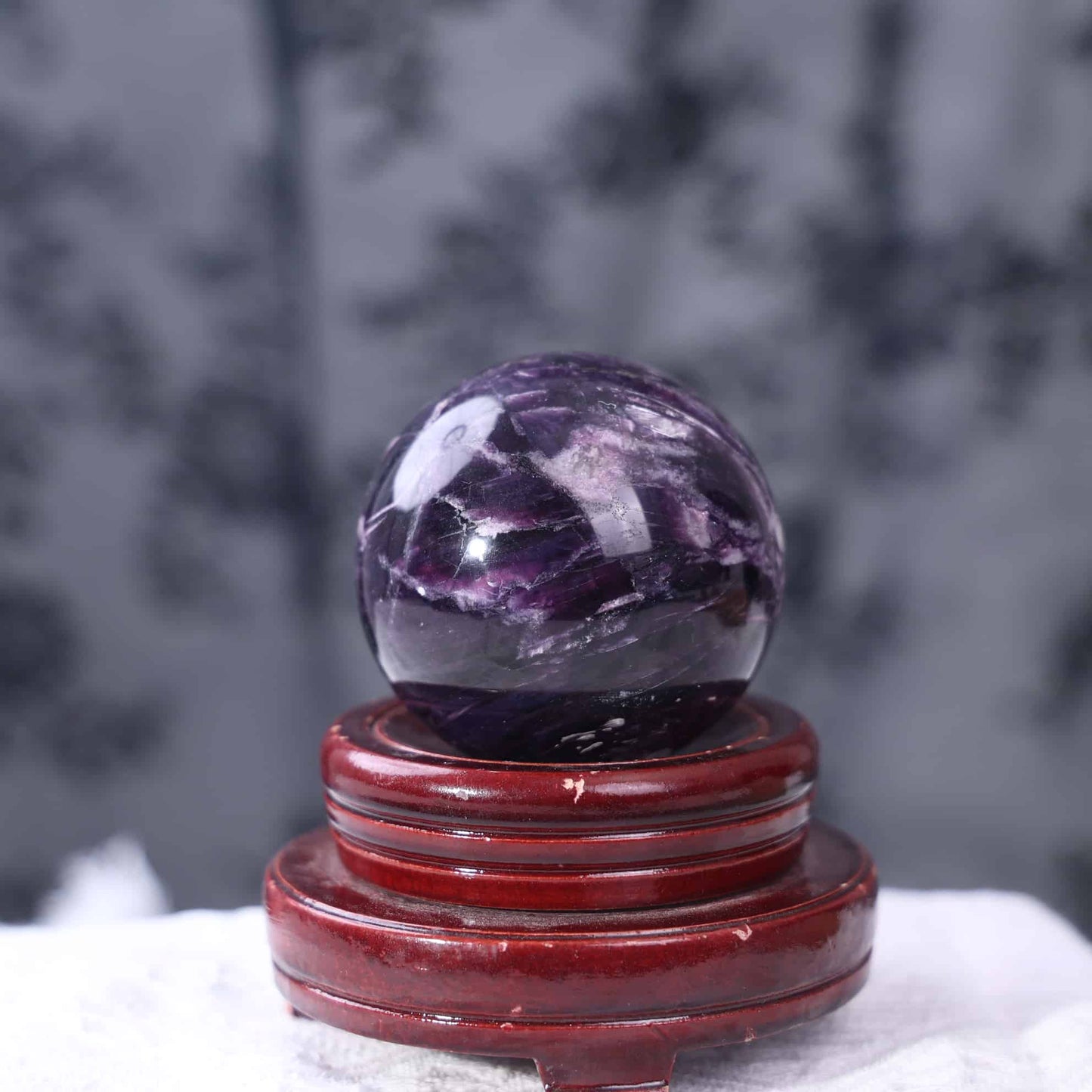 Gem Lepidolite Sphere