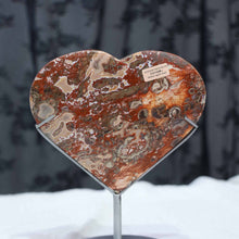 Money Agate Heart