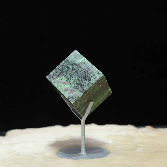 Ruby Zoisite Cube