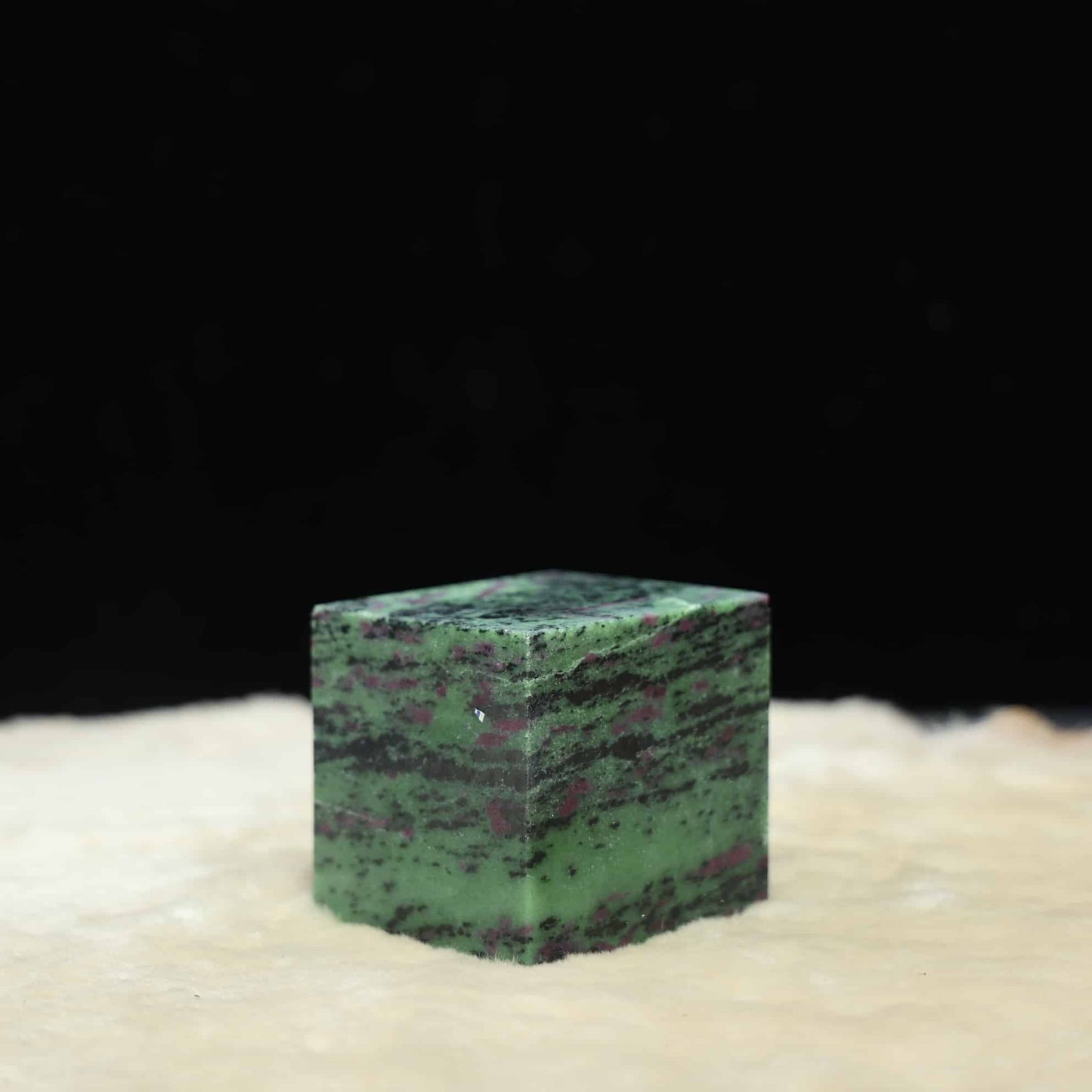Ruby Zoisite Cube