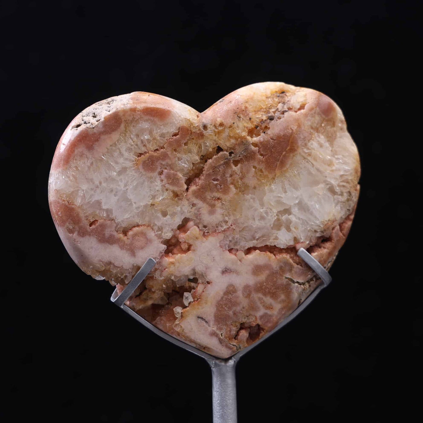 Pink Amethyst Heart #82
