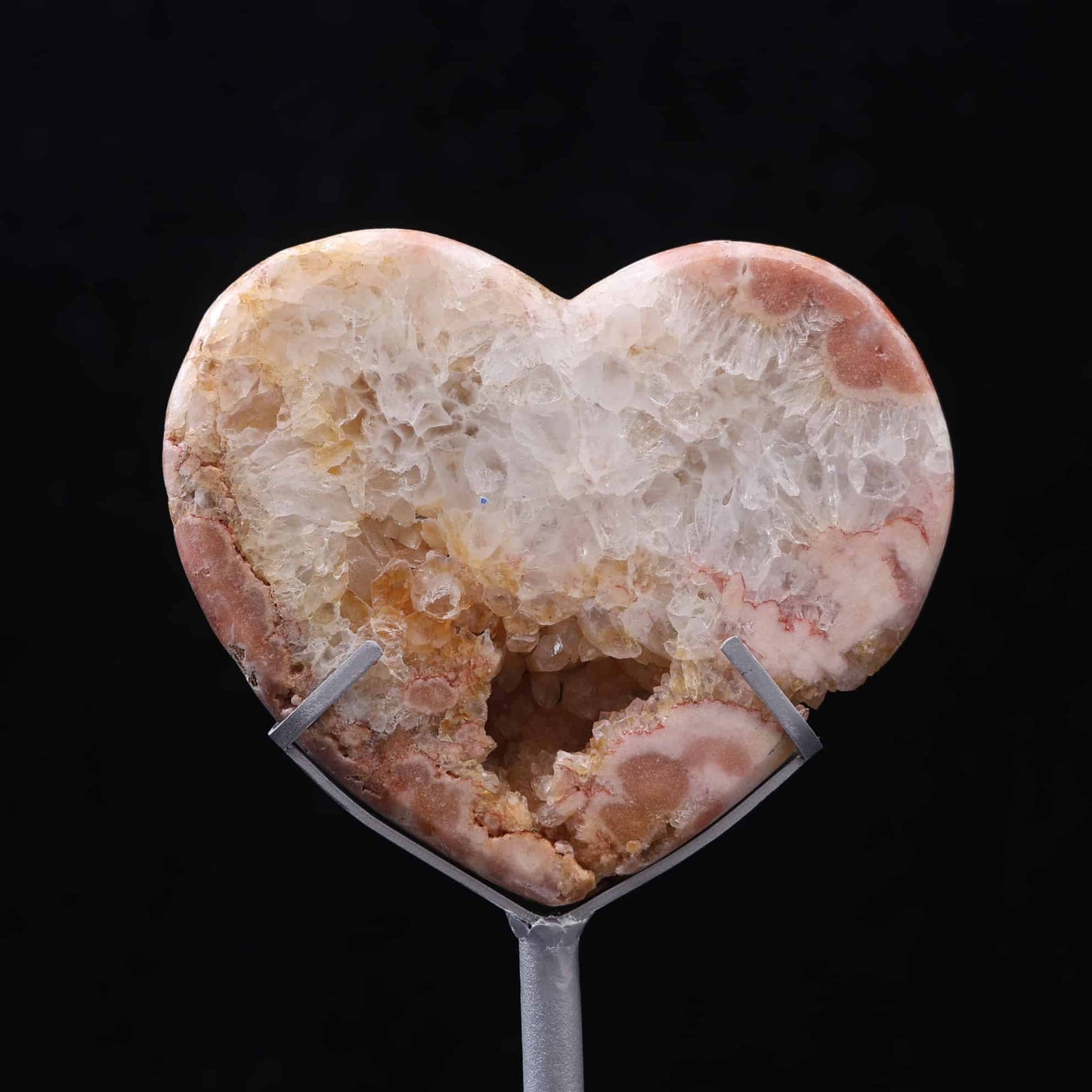 Pink Amethyst Heart #82