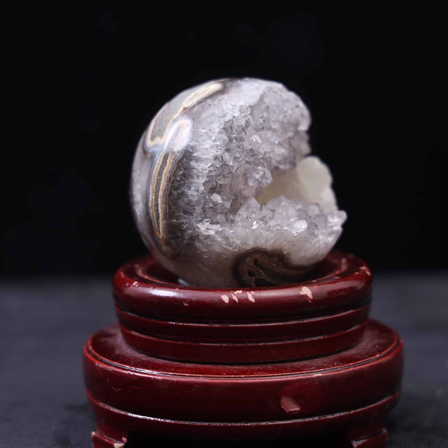 Druzy Agate Sphere