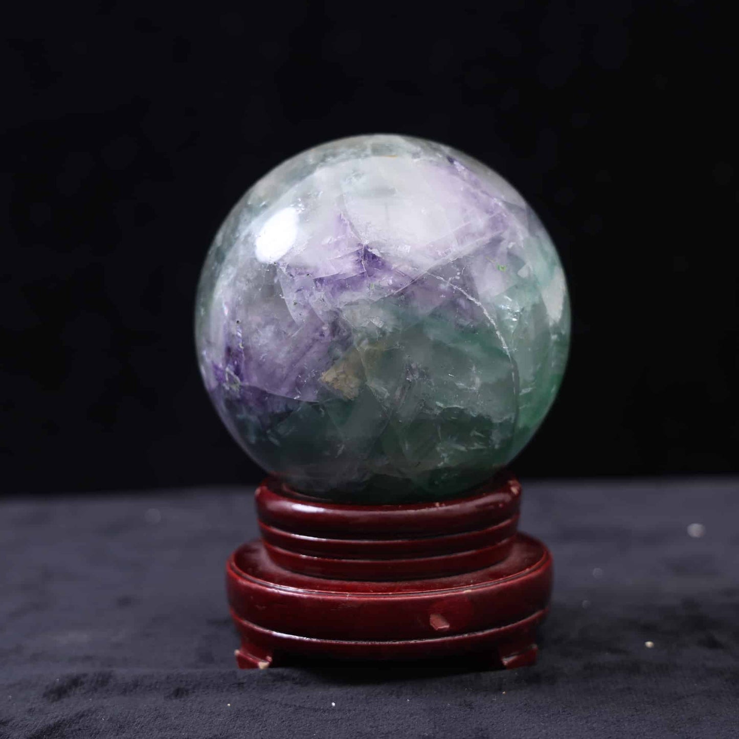 Rainbow Fluorite Sphere