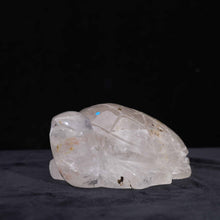 Clear Quartz Turtle Carving