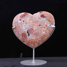 Pink Agate Heart #22