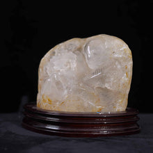 Clear Quartz Landscape  Carving