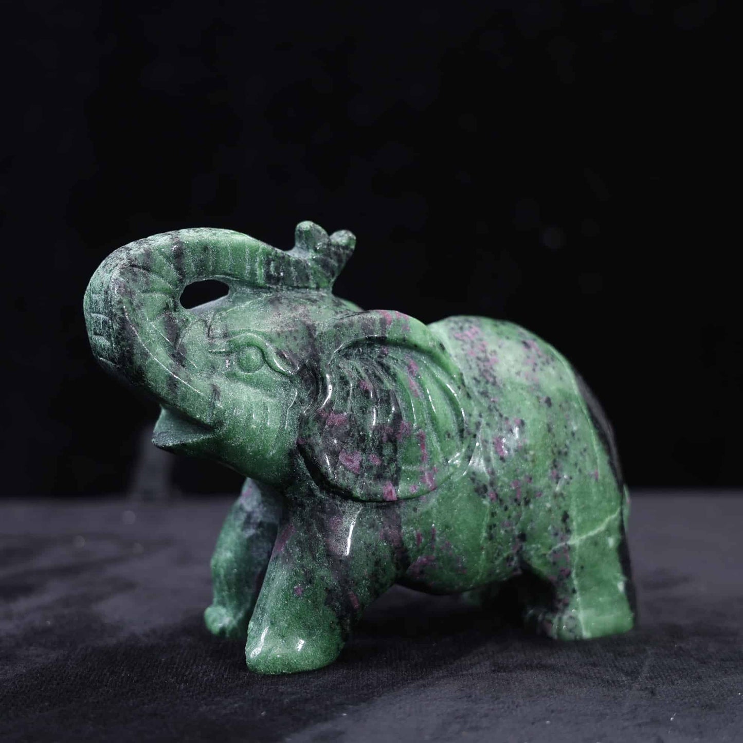 Ruby Zoisite Elephant #6