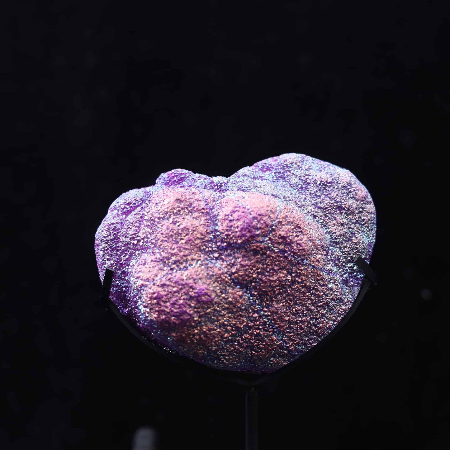 Aura Quartz Heart Shape